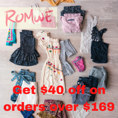 ROMWE Coupon,Discount and Promo Code