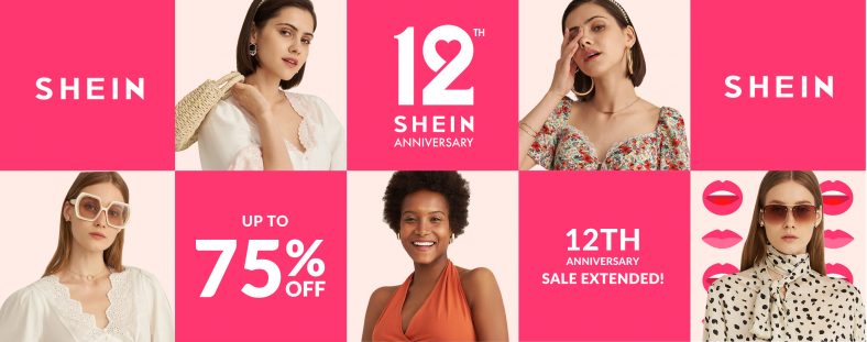 Shein 12th Anniversary Discount