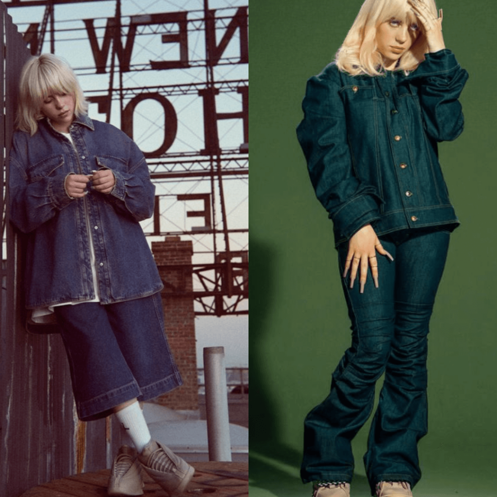 All denim outfit inspired by Billie 