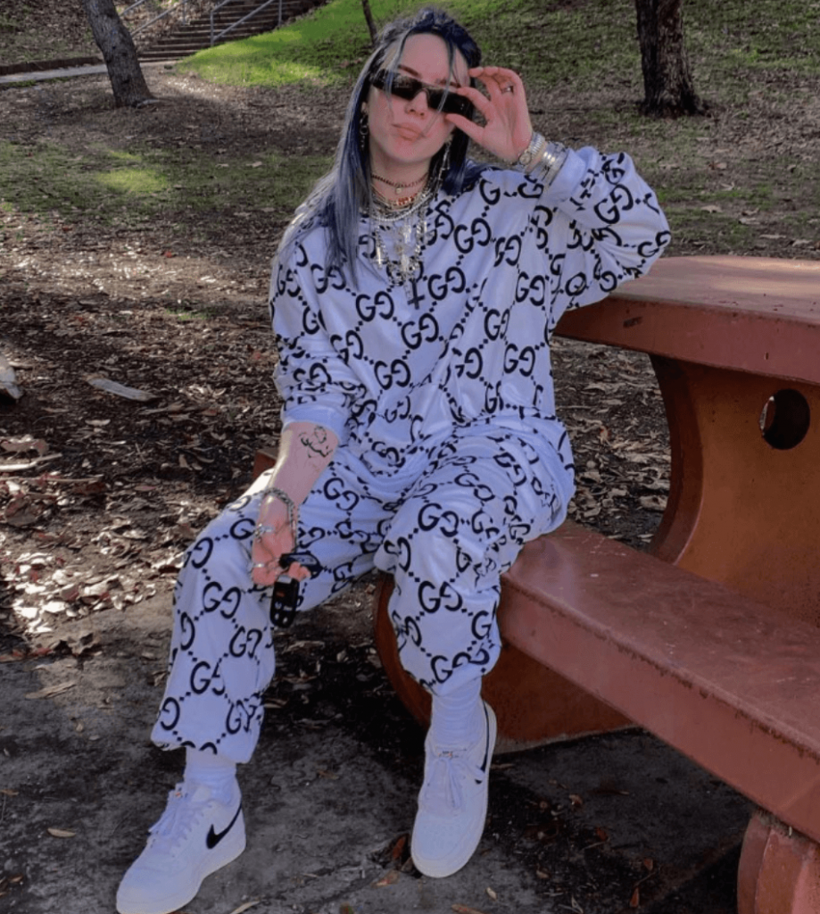 Matching shirt and trousers inspired by billie eilish 