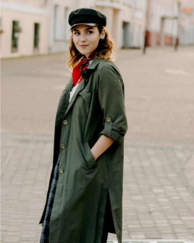 trench coat is an essential clothing item for winter