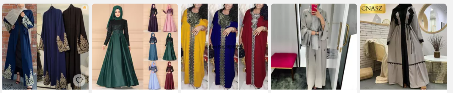 Shein abaya dresses